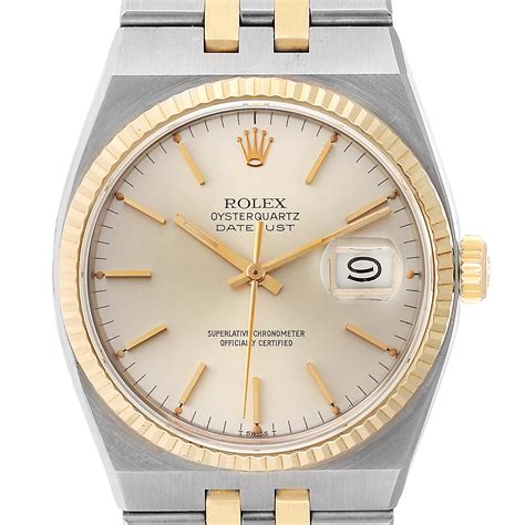 rolex oysterquartz datejust wrist watch style 170133b|men's Rolex oysterquartz Datejust 17013.